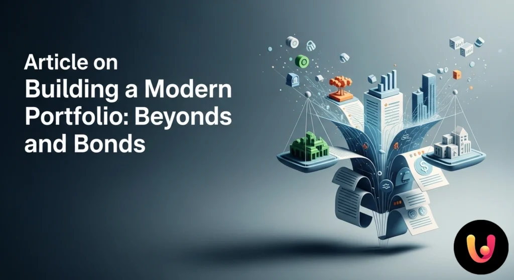 Das moderne Portfolio: Mehr als nur Aktien und Anleihen – Ein Leitfaden Schema che illustra la diversificazione di un portafoglio moderno tramite l'inclusione di asset alternativi e tradizionali.