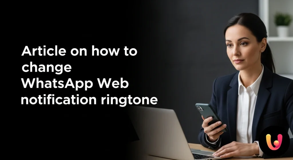 Schermata delle impostazioni di whatsapp web che mostra le opzioni per personalizzare il suono delle notifiche dei messaggi.