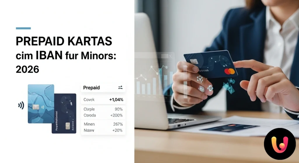 Adolescente sorridente effettua un pagamento contactless con una carta prepagata personale in un negozio.