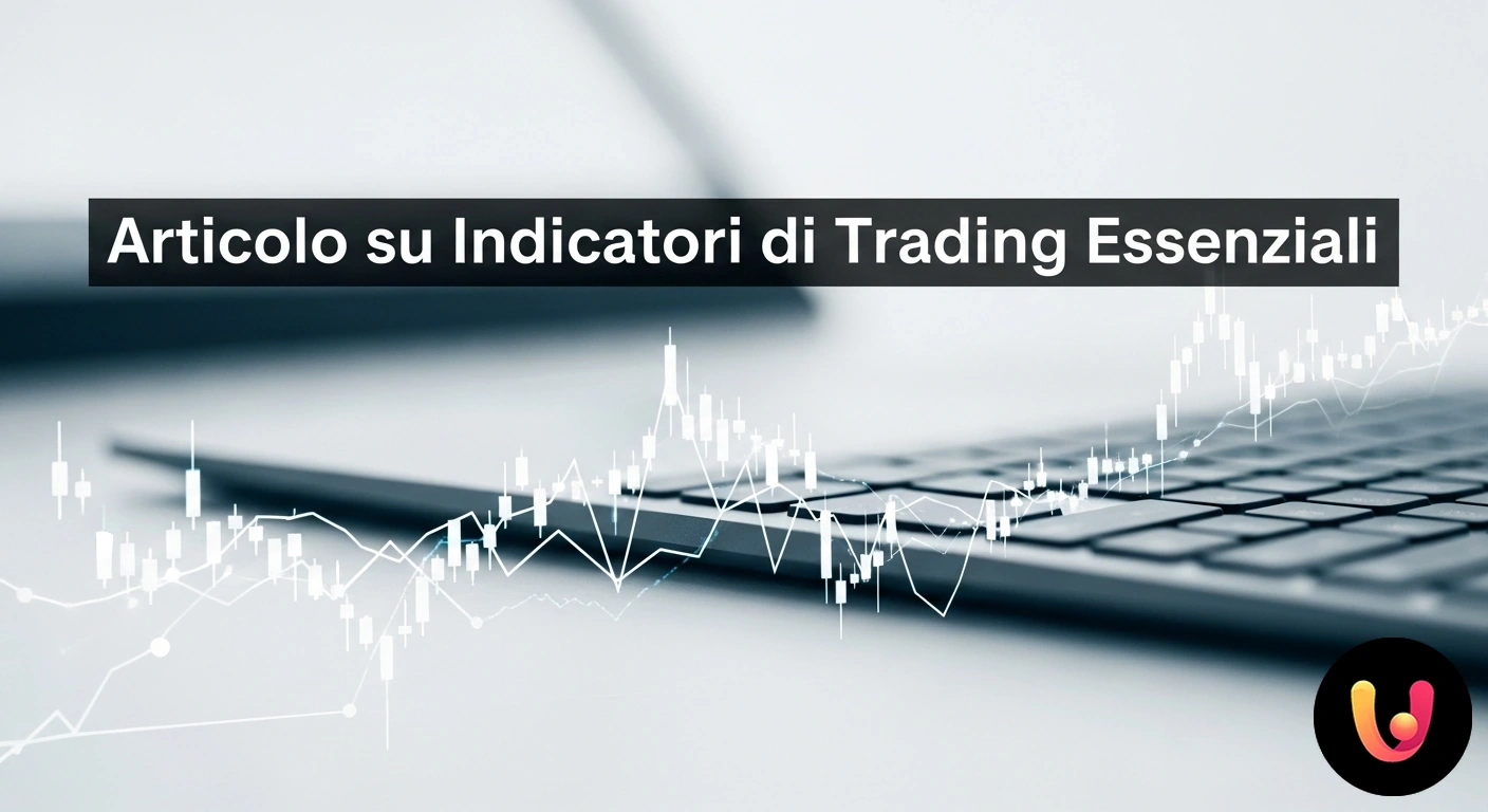Indicatori di Trading Essenziali: Guida per Analizzare i Mercati Finanziari. Analisi tecnica di un mercato finanziario tramite indicatori di trading come rsi e macd sovrapposti a un grafico a candele.