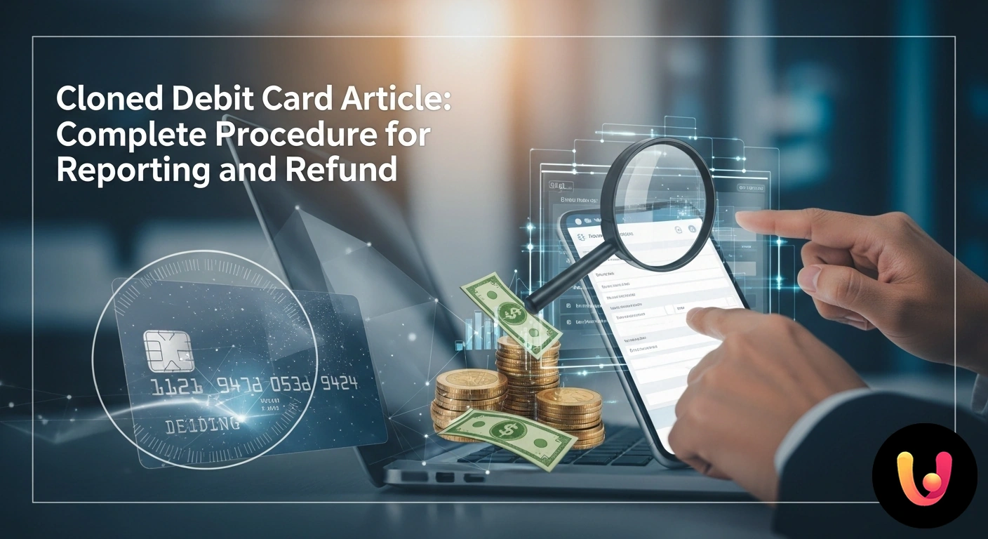 Carta di debito clonata? Guida completa per bloccarla e chiedere il rimborso. Persona preoccupata al telefono con il servizio clienti della banca, mentre controlla le transazioni con la carta su un compu