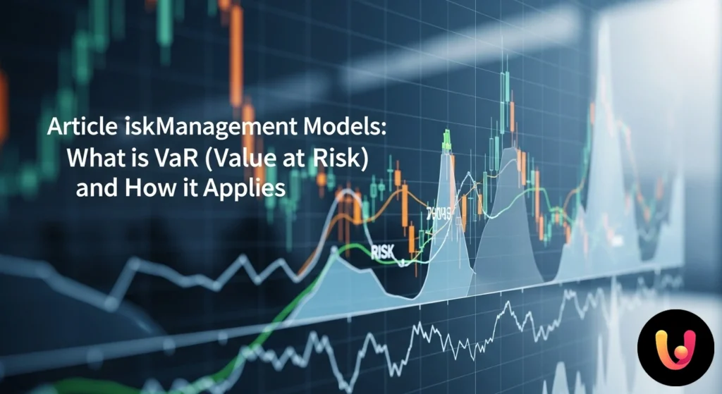 Grafico della distribuzione di profitti e perdite con l'area del value at risk (var) che indica la perdita massima potenziale