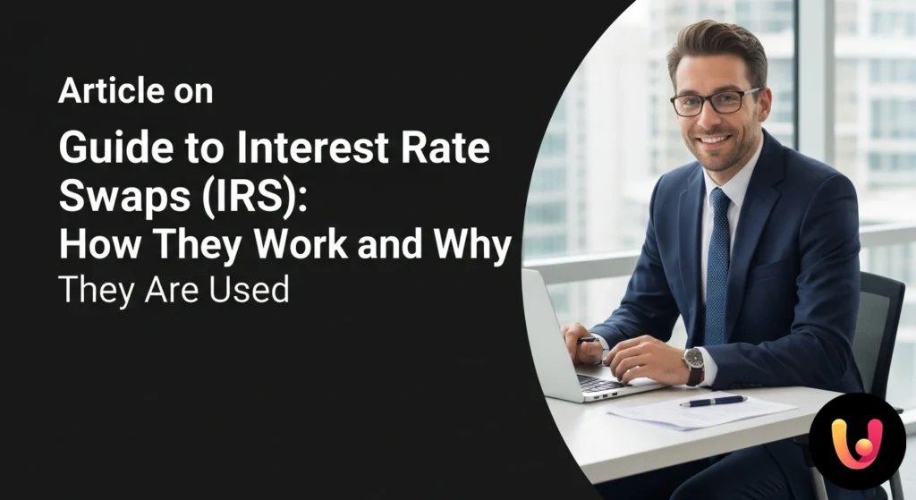 Schema del meccanismo di un interest rate swap con scambio di flussi di pagamento a tasso fisso e variabile tra due entità.