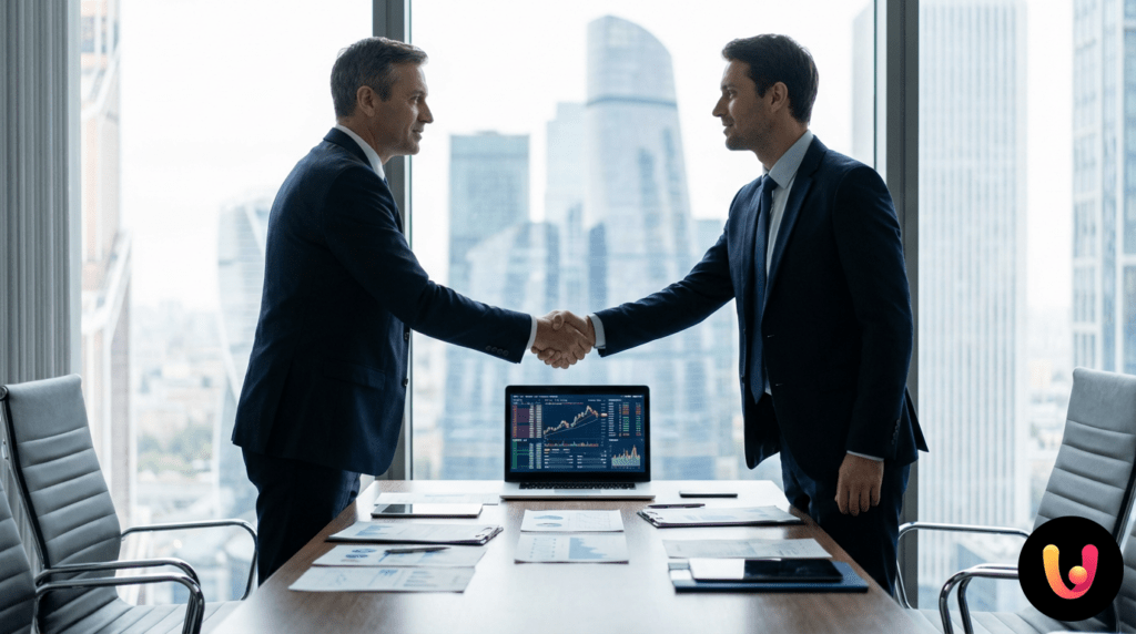 Guida agli Interest Rate Swaps (IRS): Come Funzionano e Perché si Usano Rappresentazione grafica dello scambio tra tasso fisso e variabile in un contratto IRS