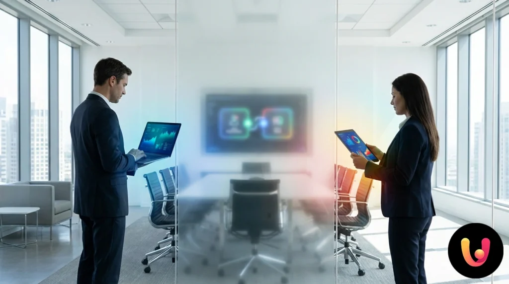 Loghi ufficiali di microsoft copilot e google gemini posizionati a confronto su sfondo neutro