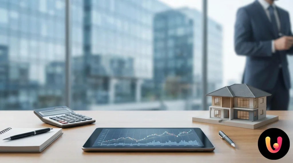 Grafico dell'andamento rata con quota interessi decrescente e quota capitale crescente