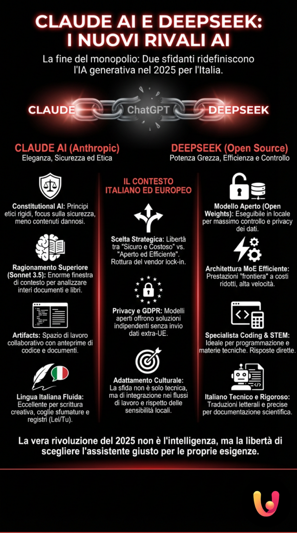Claude AI and DeepSeek: A Review of the New AI Rivals