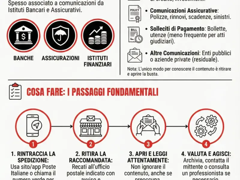 Infografica: Raccomandata con Codice 527: Cosa Significa?