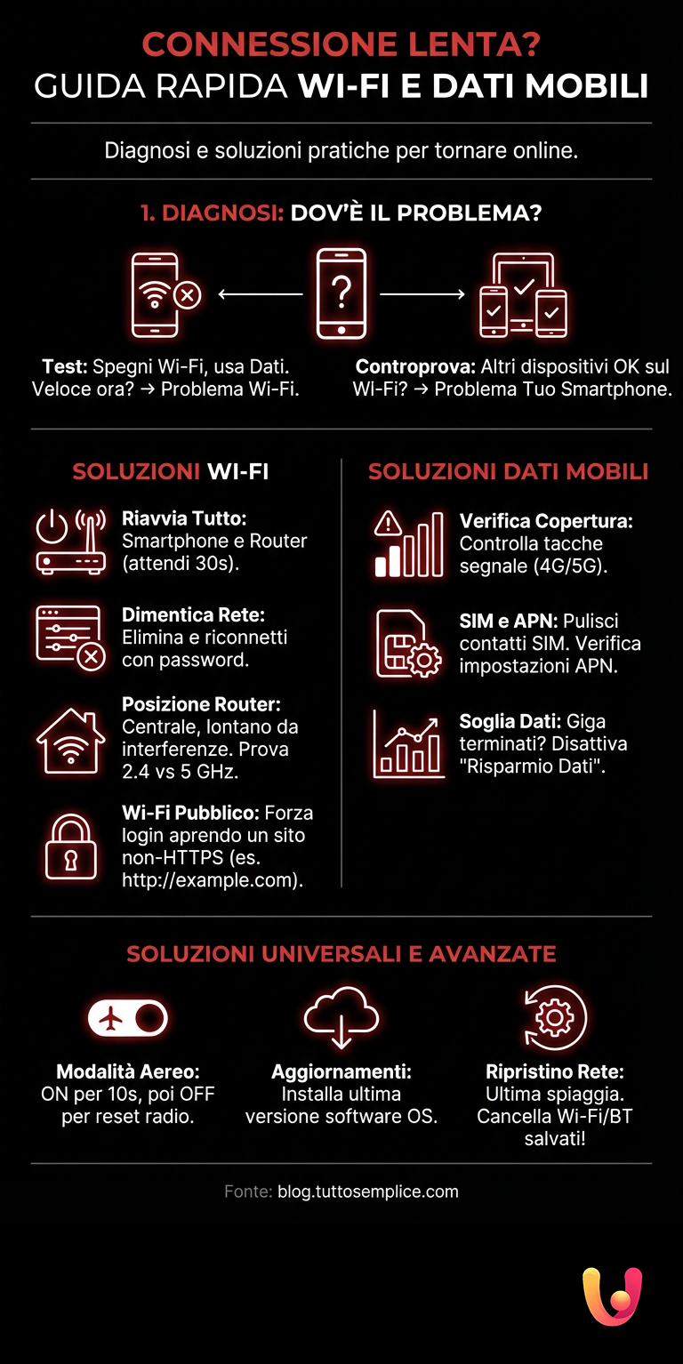 Liga&ccedil;&atilde;o lenta? Guia para Wi-Fi e dados m&oacute;veis - Infogr&aacute;fico de resumo