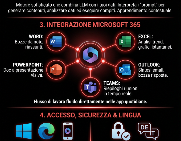 Infografica: Microsoft Copilot: Praktischer und umfassender Leitfaden 2025