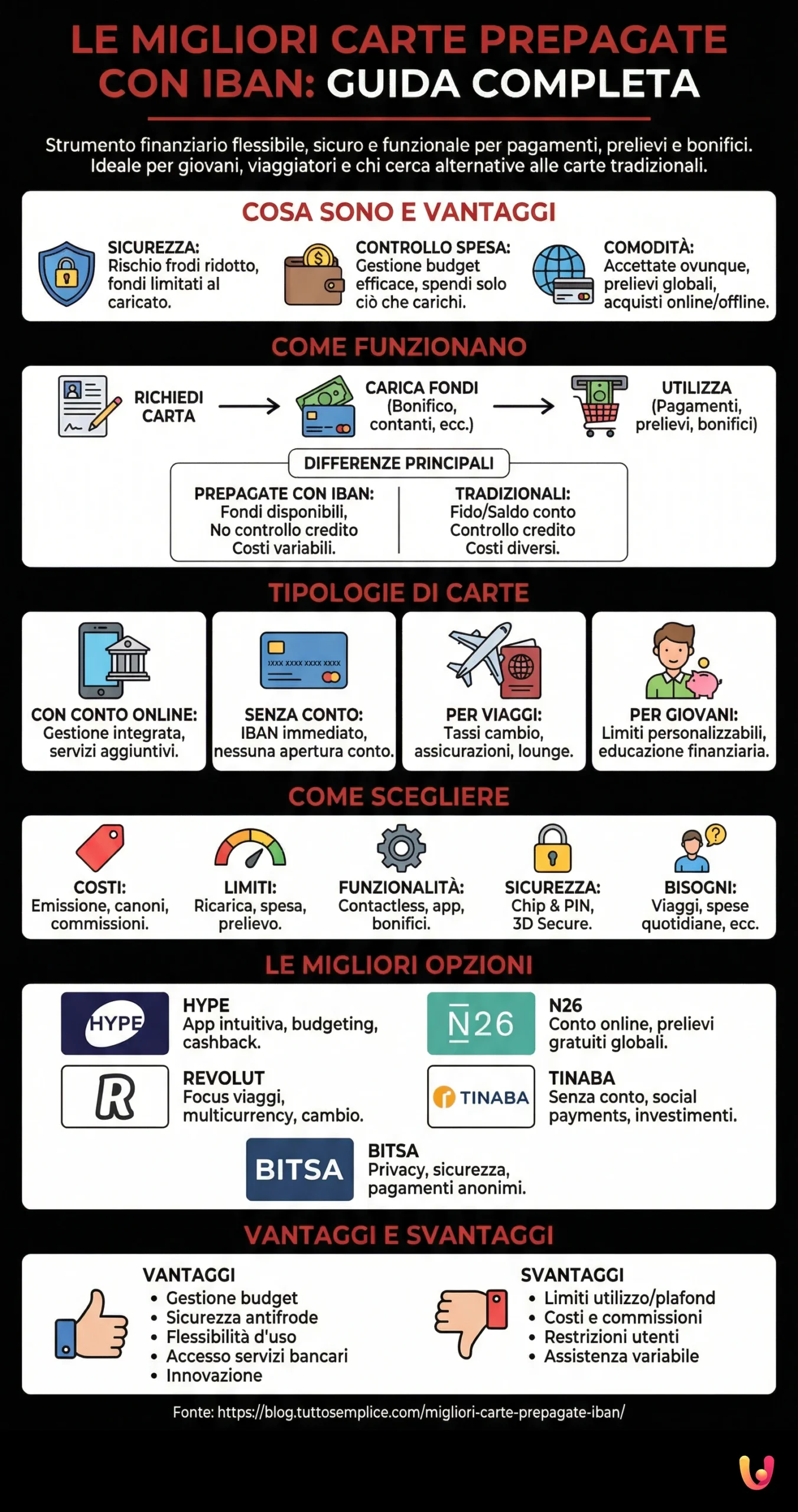 Les meilleures cartes pr&eacute;pay&eacute;es avec IBAN : guide complet - Infographie r&eacute;capitulative