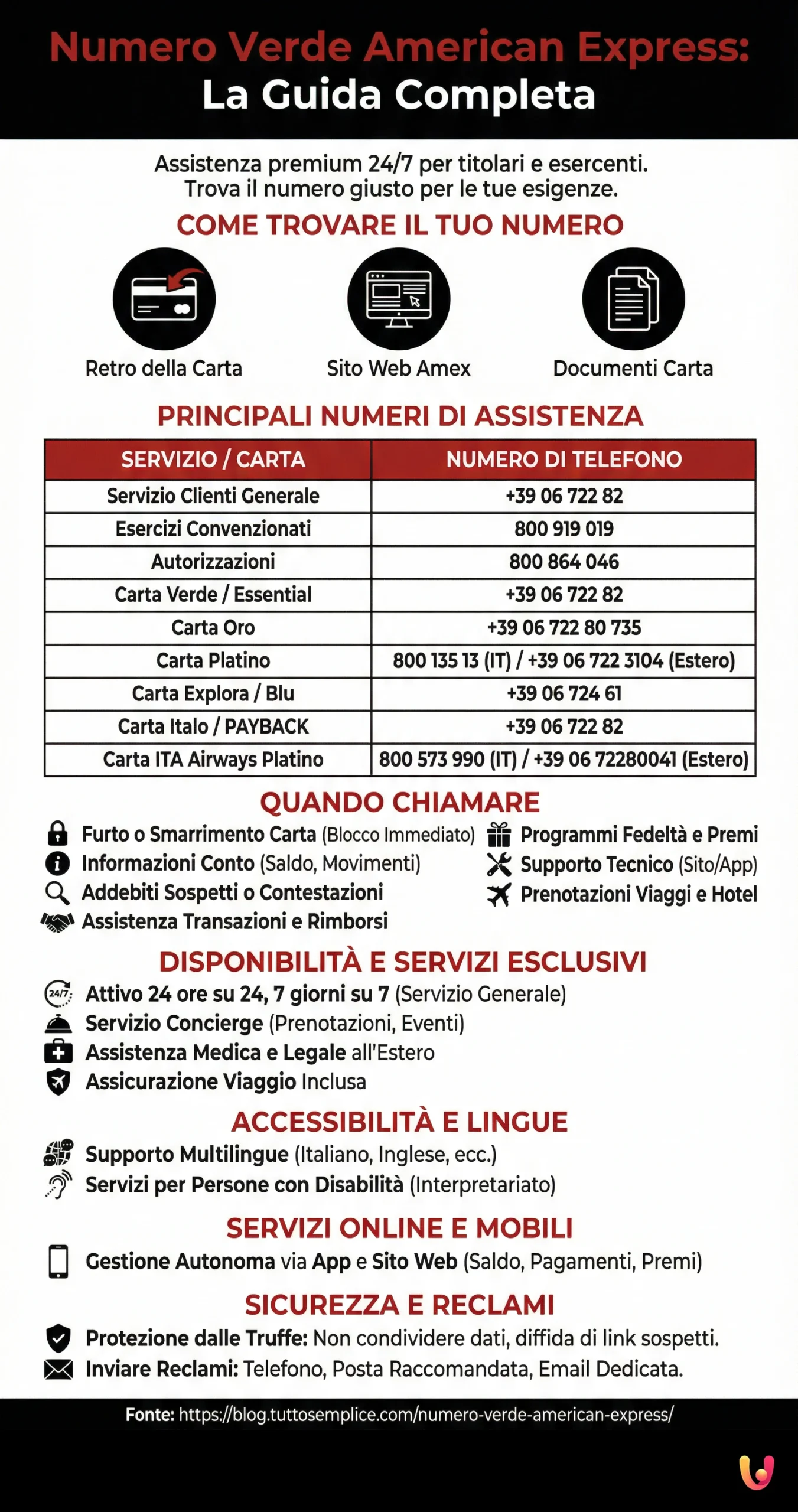 Linha de Apoio American Express: O Guia Completo - Infografia resumida