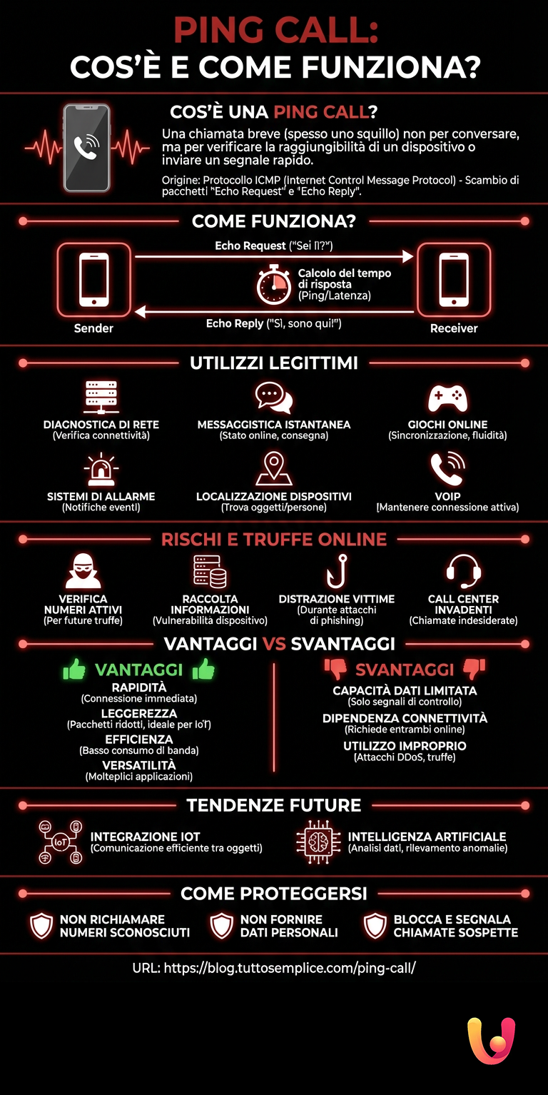 Infografia: Ping Call: O Que É e Como Funciona? Ping Call: O Que É e Como Funciona? - Infografia resumida