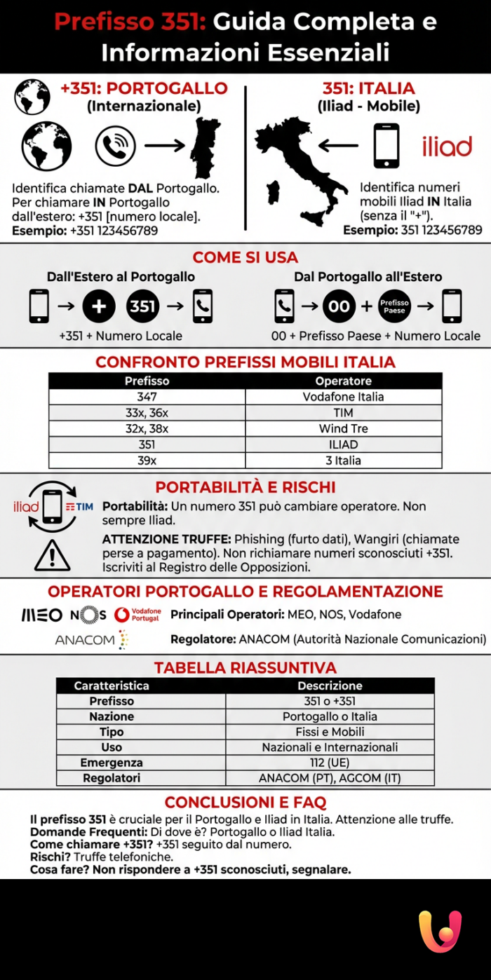 Prefix 351: Portugal Code or Iliad? Complete Guide