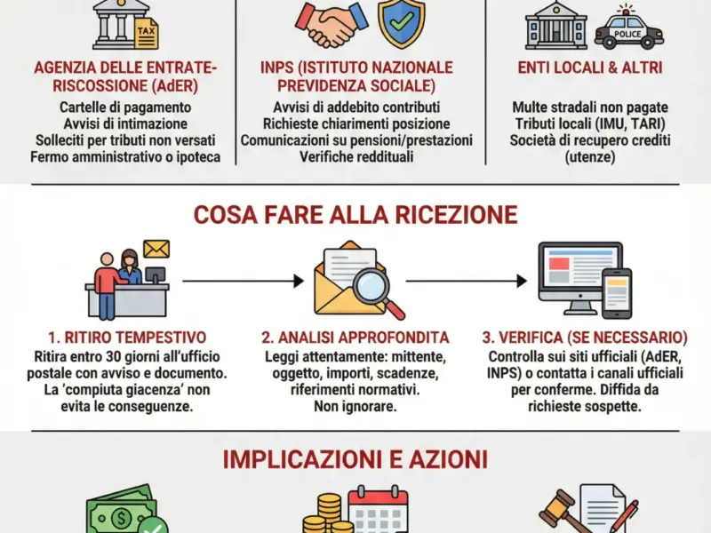 Infografica: Raccomandata Market 6982: Chi &egrave; il Mittente? Guida