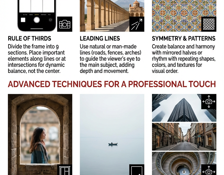 Infografica: Smartphone Photography Techniques: Get Perfect Photos