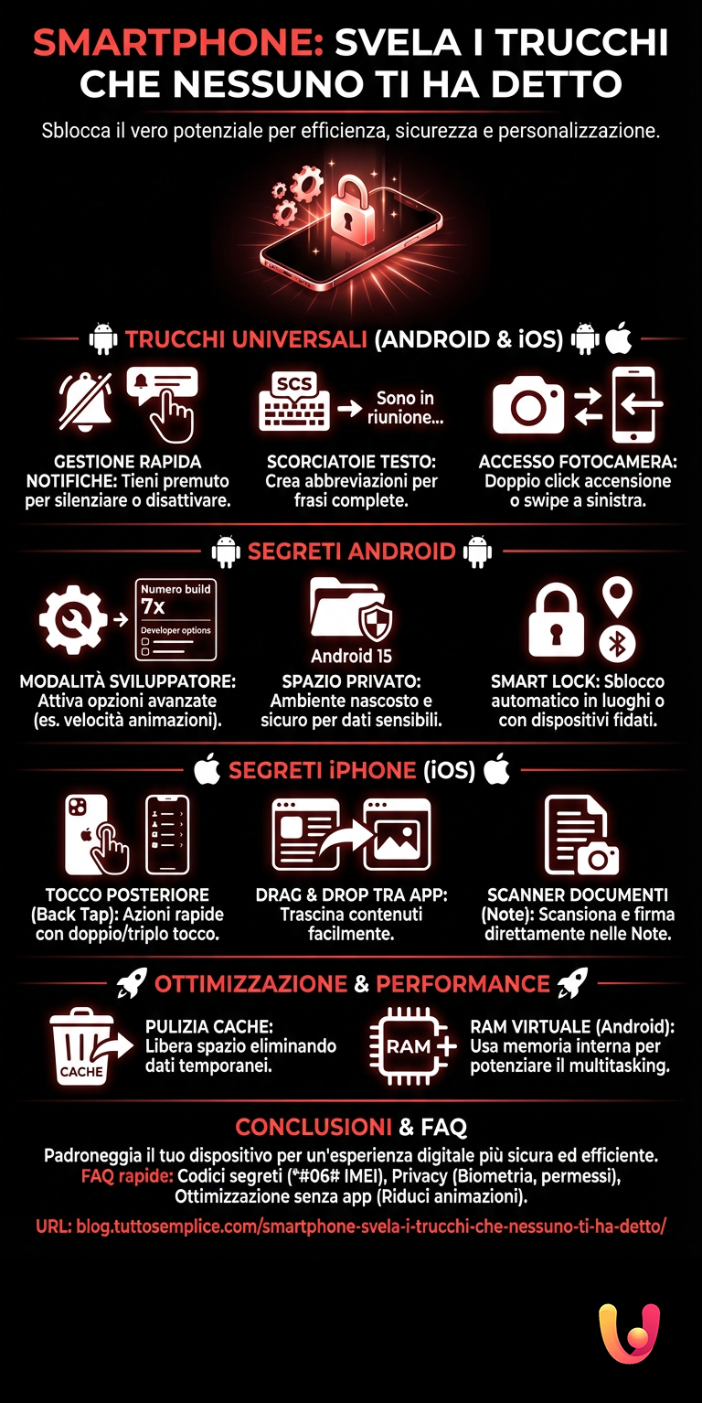 Infographic: Smartphone: Unveil the Tricks No One Told You About Smartphone: Unveil the Tricks No One Told You About - Summary Infographic