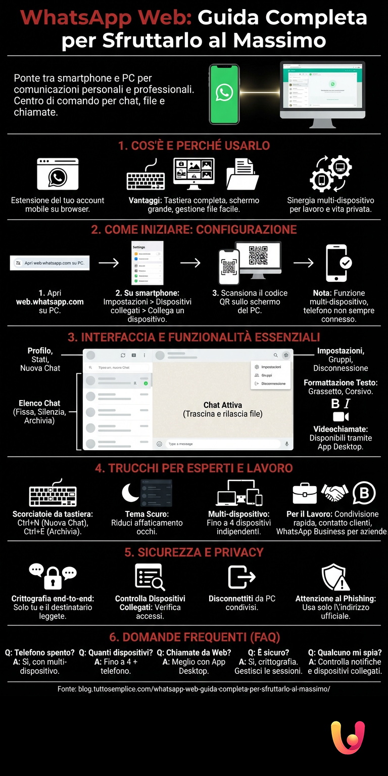 Infographic: WhatsApp Web: A Complete Guide to Making the Most of It WhatsApp Web: A Complete Guide to Making the Most of It - Summary Infographic