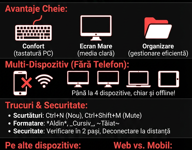 Infografica: WhatsApp Web: iată cum funcționează