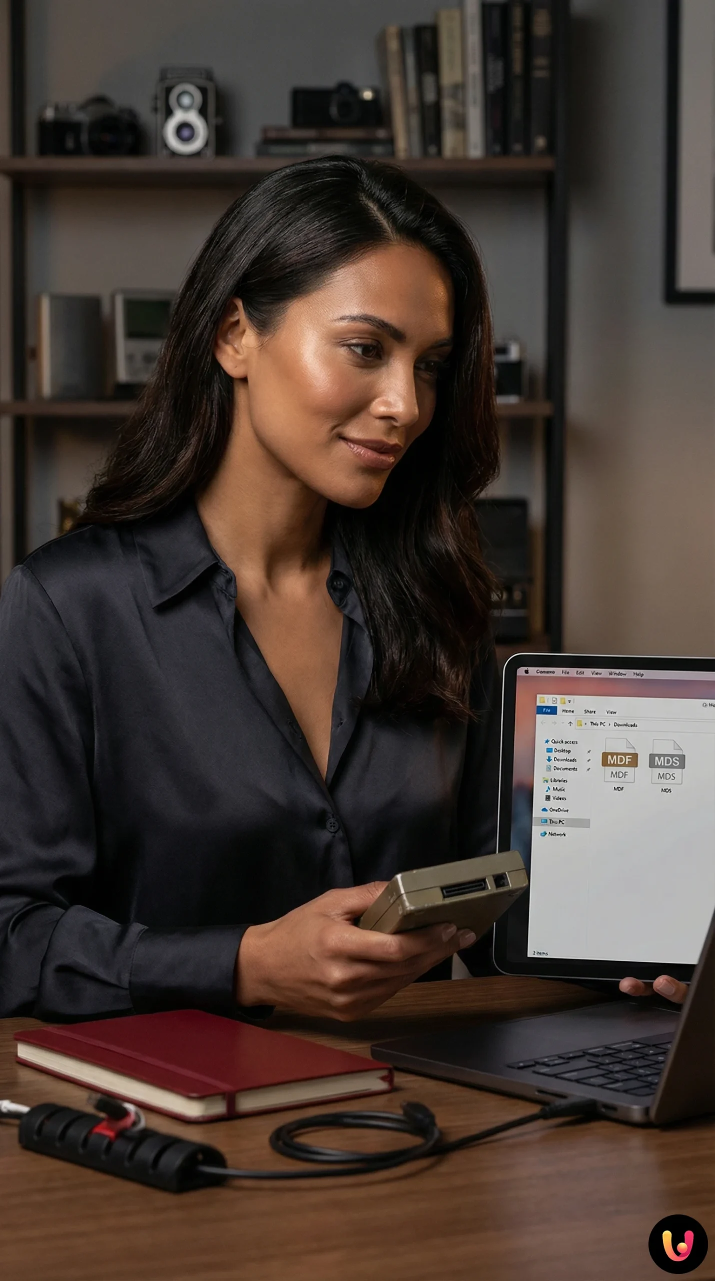 Capture d'écran d'un logiciel de conversion de fichiers MDF en ISO sur Windows 11