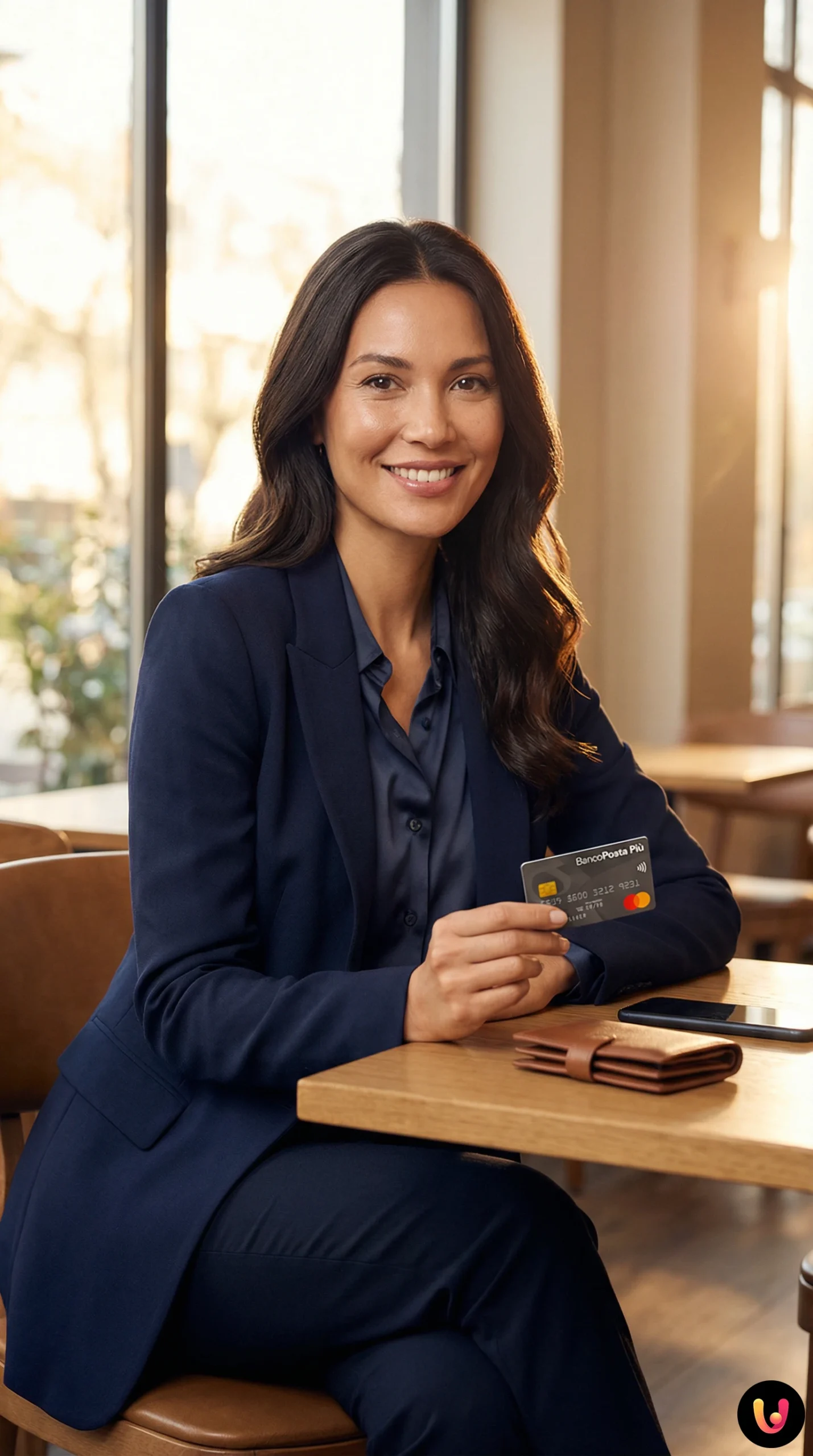 Infographic on steps to activate the BancoPosta Pi&ugrave; Card