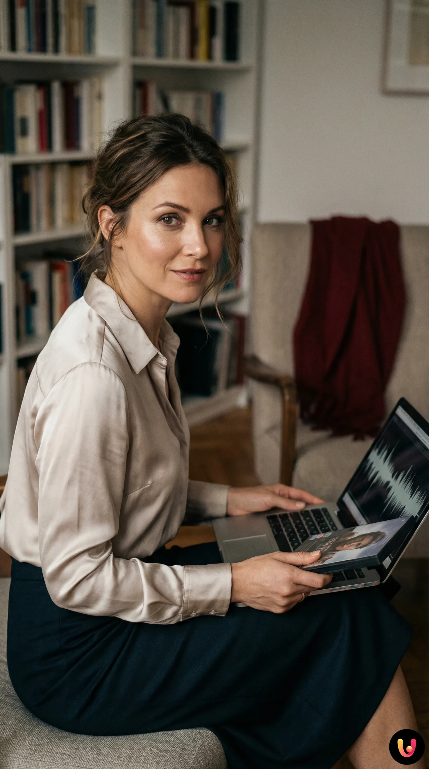 Collezione di dischi DVD accanto a un computer portatile per l'estrazione delle tracce audio