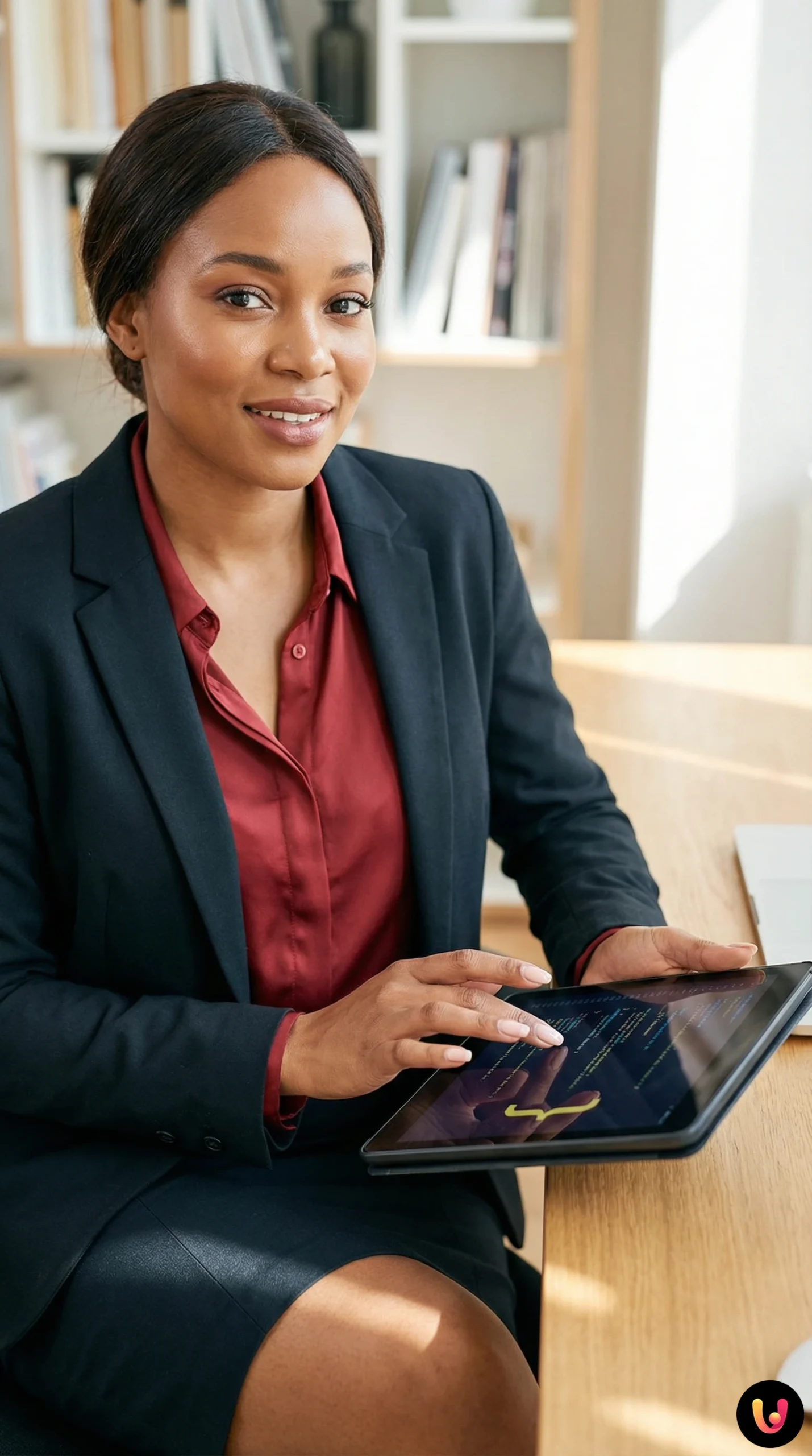 S&iacute;mbolo de llaves sobre fondo de c&oacute;digo HTML y CSS