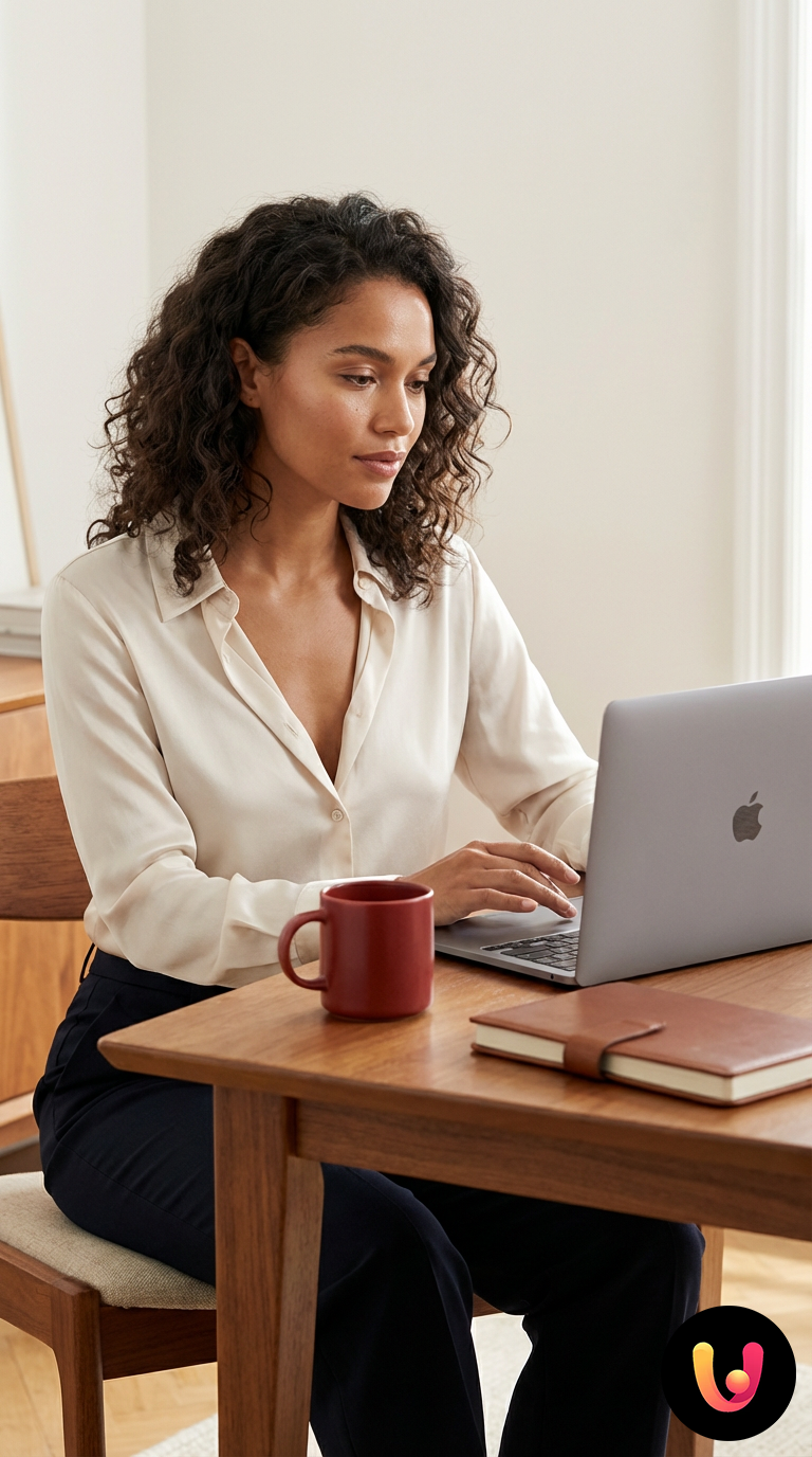 MacBook aperto su scrivania con schermata delle impostazioni di sistema