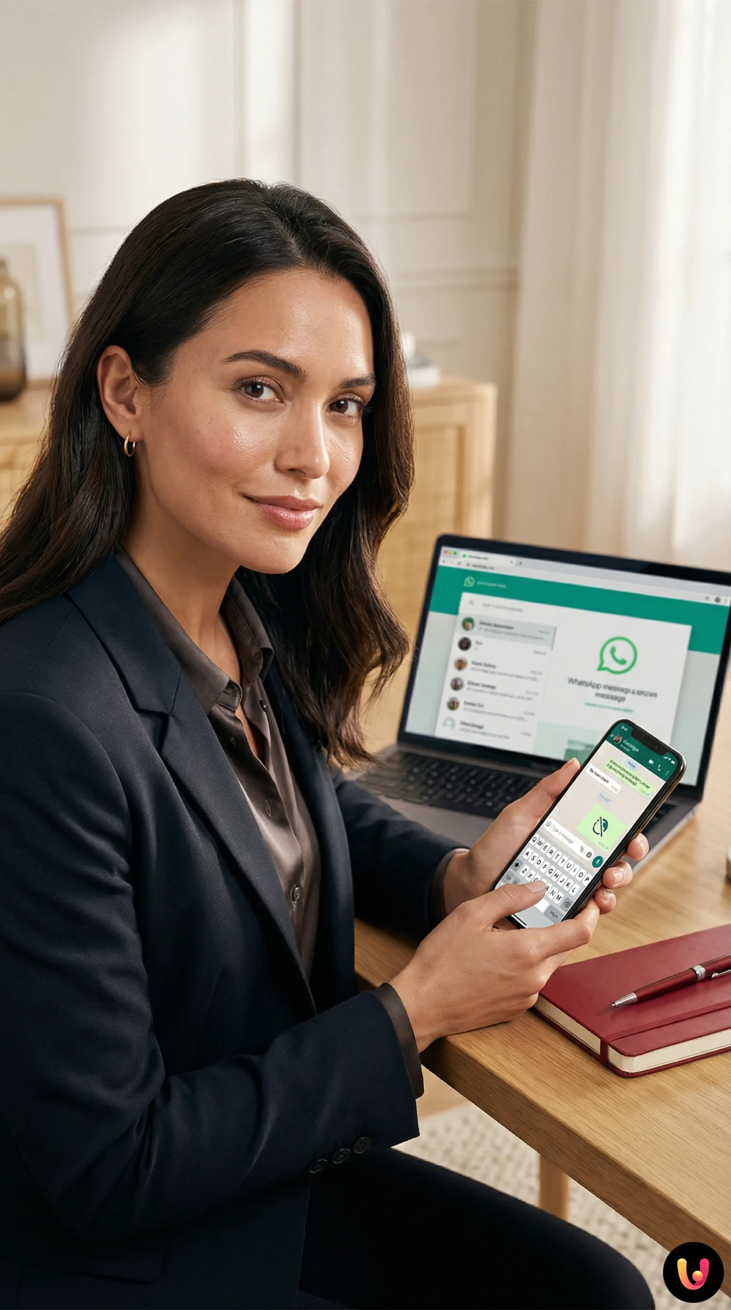 WhatsApp settings screen to activate disappearing messages