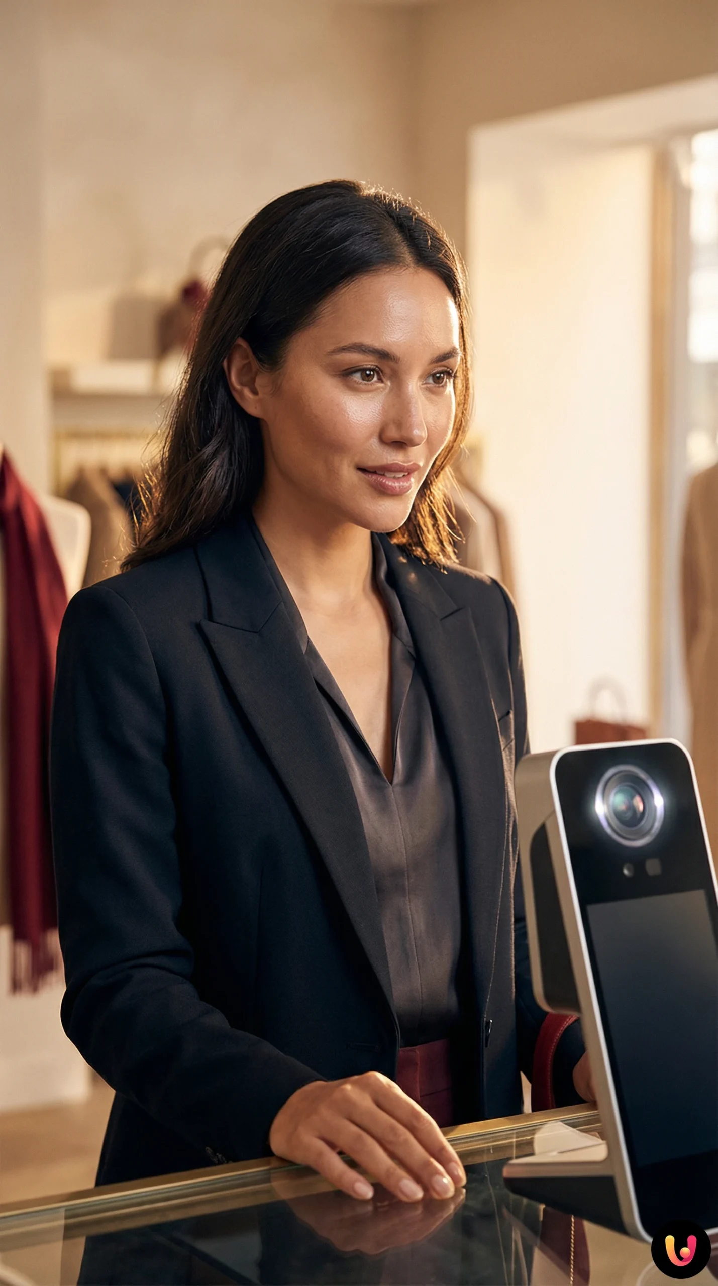 Leitura biom&eacute;trica do rosto para autorizar um pagamento digital seguro