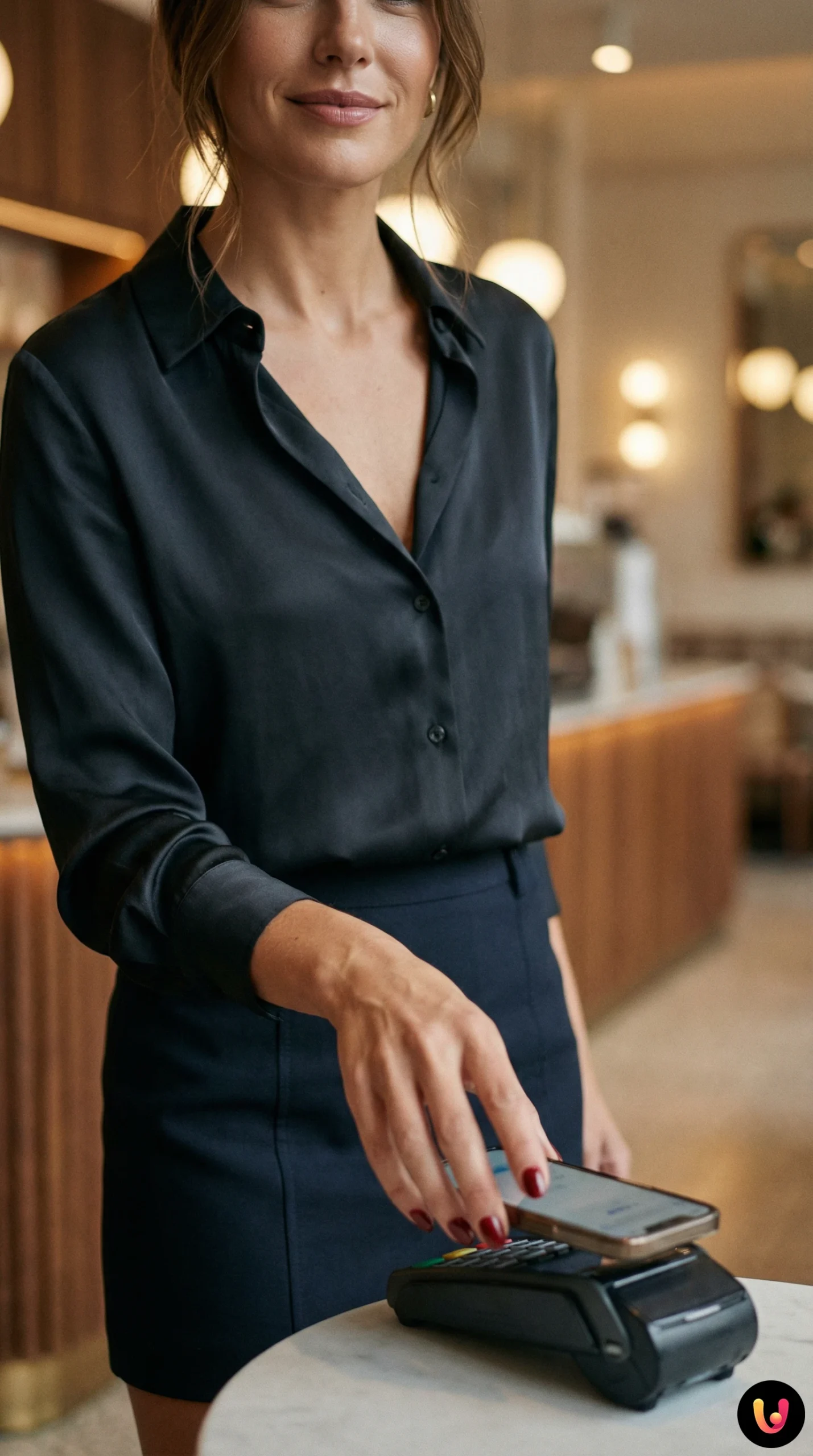 História dos pagamentos contactless: do RFID ao NFC Pagamento contactless com smartphone em terminal POS