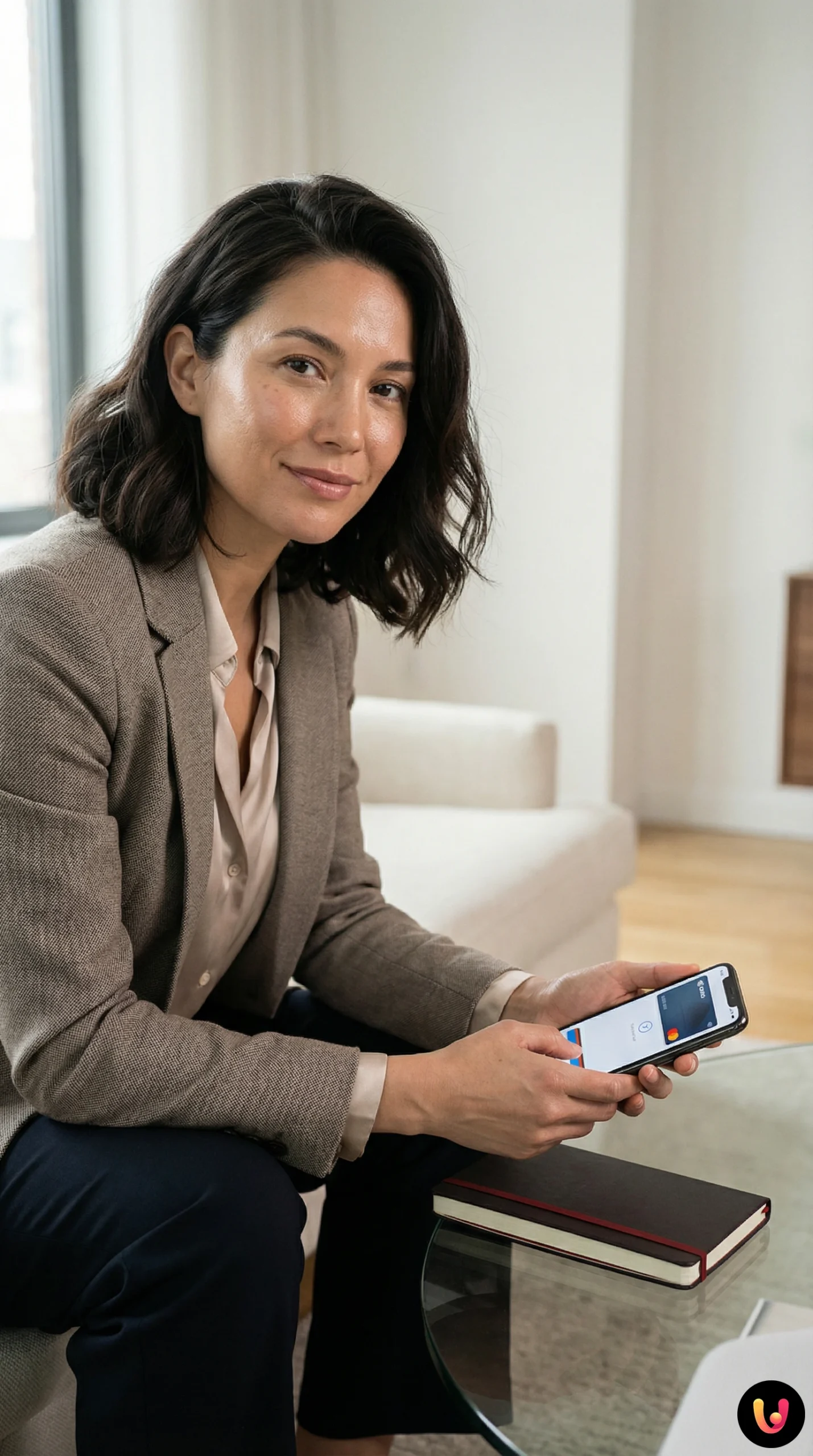 Smartphone con applicazione Postepay aperta per attivazione carta digitale