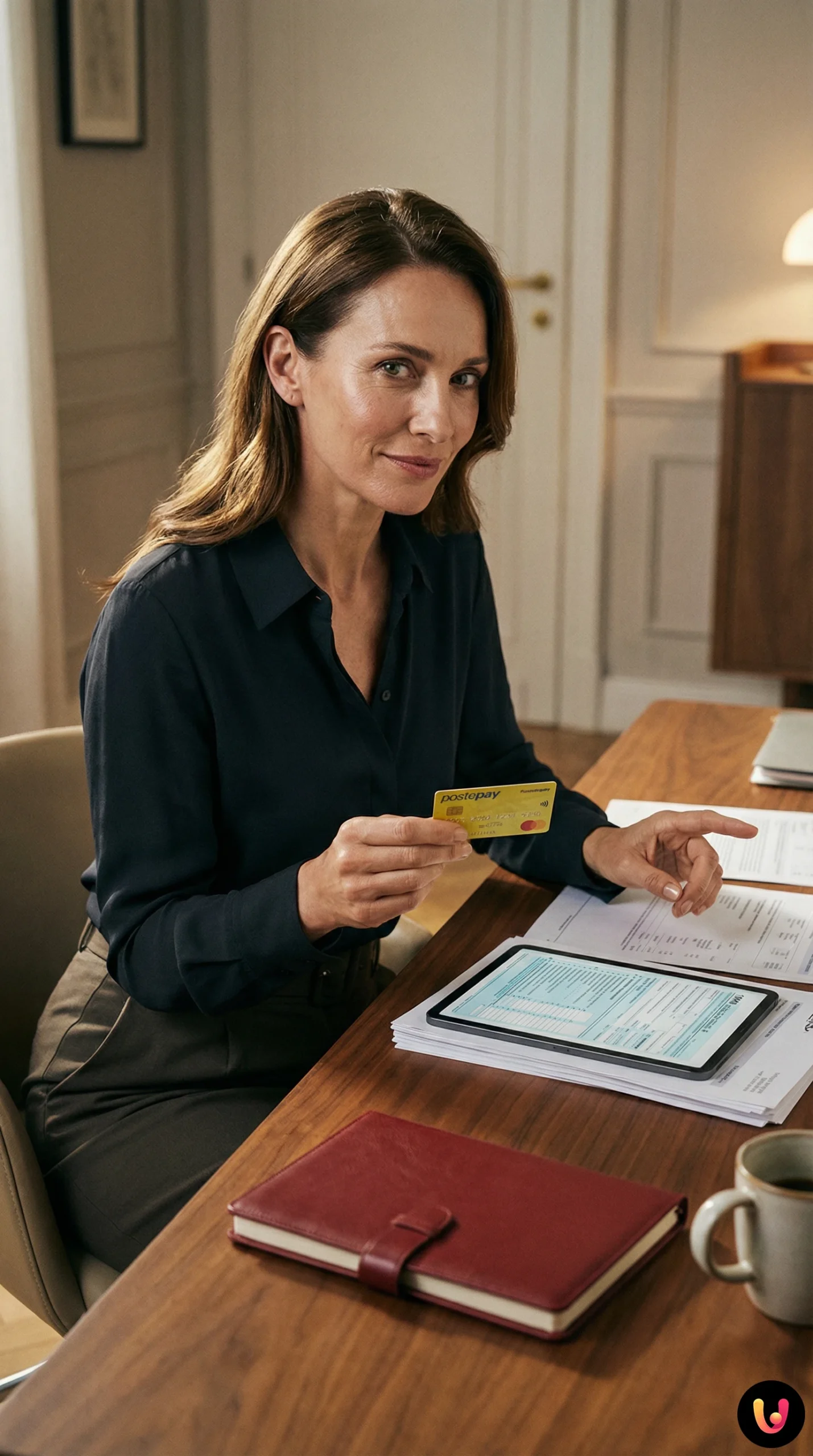 Carte Postepay e Postepay Evolution appoggiate su moduli per la dichiarazione dei redditi