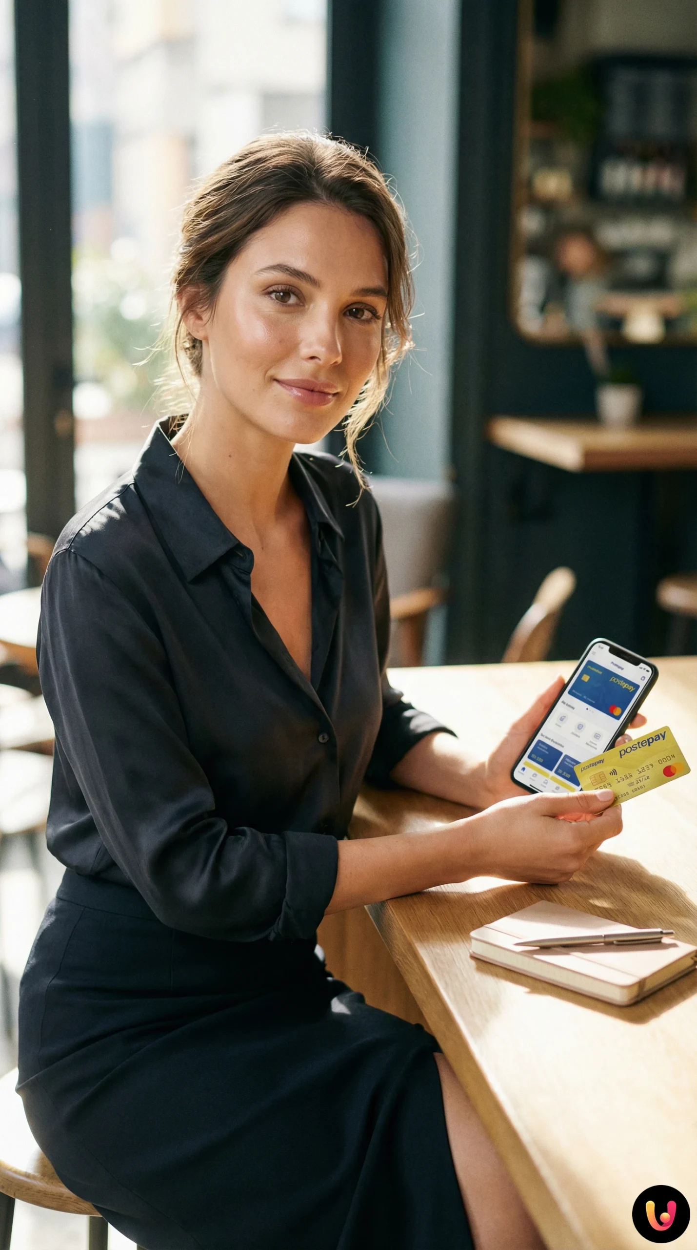 Carta Postepay gialla e smartphone per richiesta nuovo PIN