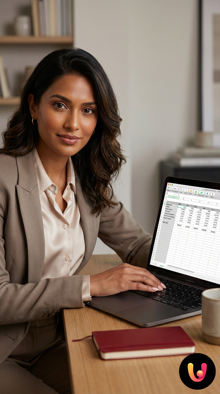 Schermata di Apple Numbers su MacBook con grafici e tabelle per l'analisi dati