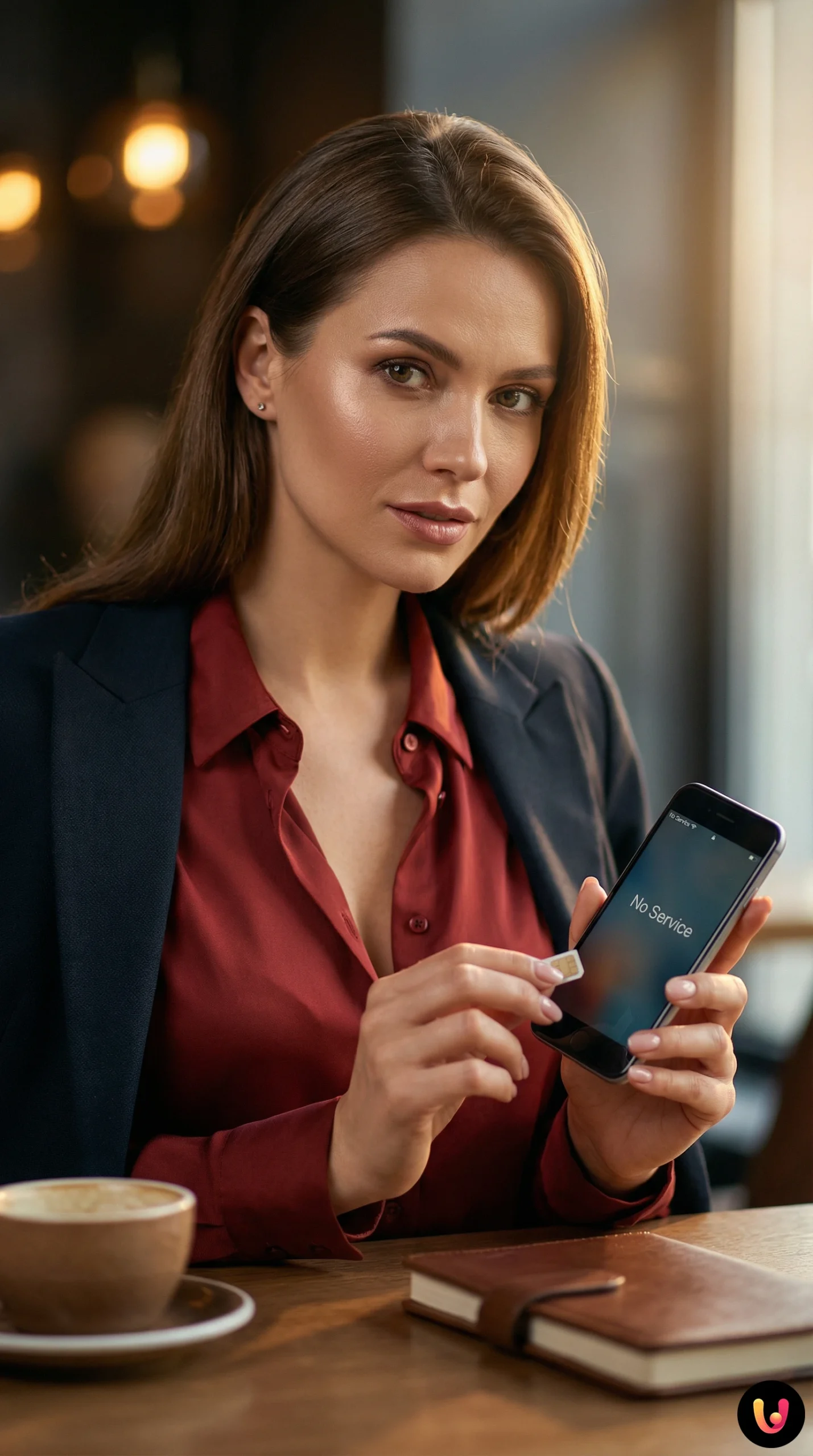 Hacker al computer clona una scheda telefonica per la truffa SIM Swap