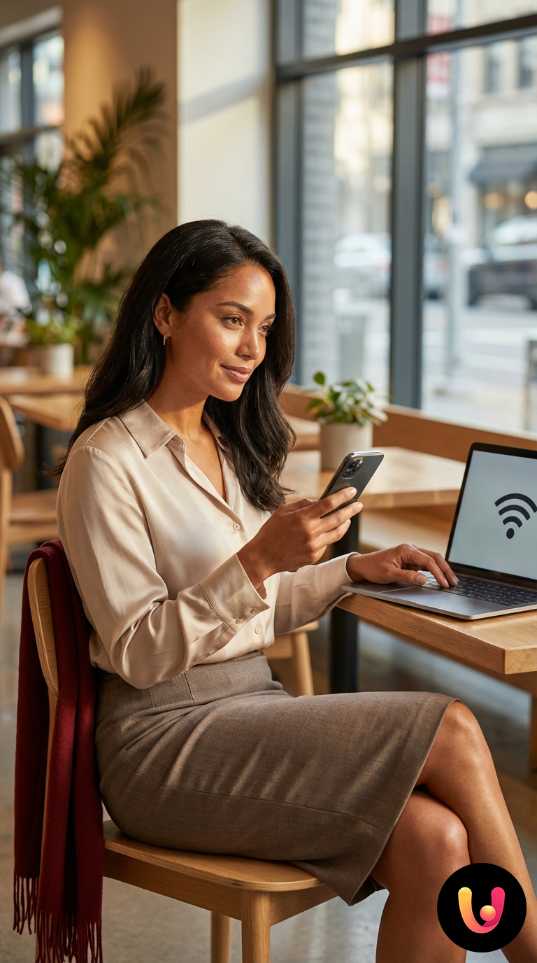 Wi-Fi ou Données Mobiles : Guide du Meilleur Choix Utilisateur de smartphone comparant les icônes de connexion Wi-Fi et de réseau de données