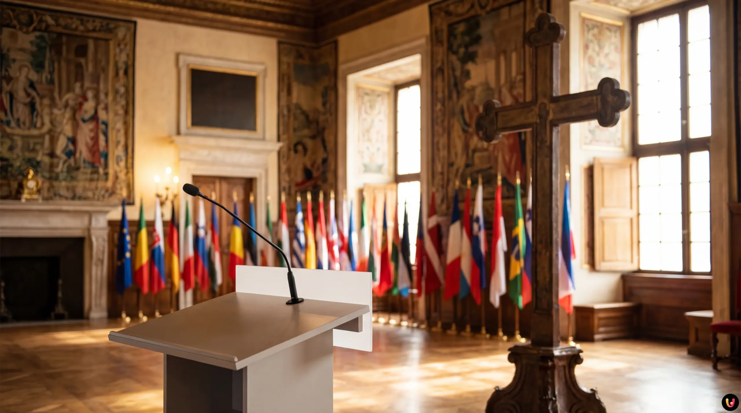 Papa Leone XIV: discorso su vita e diritti Papa Leone XIV durante il discorso al Corpo Diplomatico in Vaticano