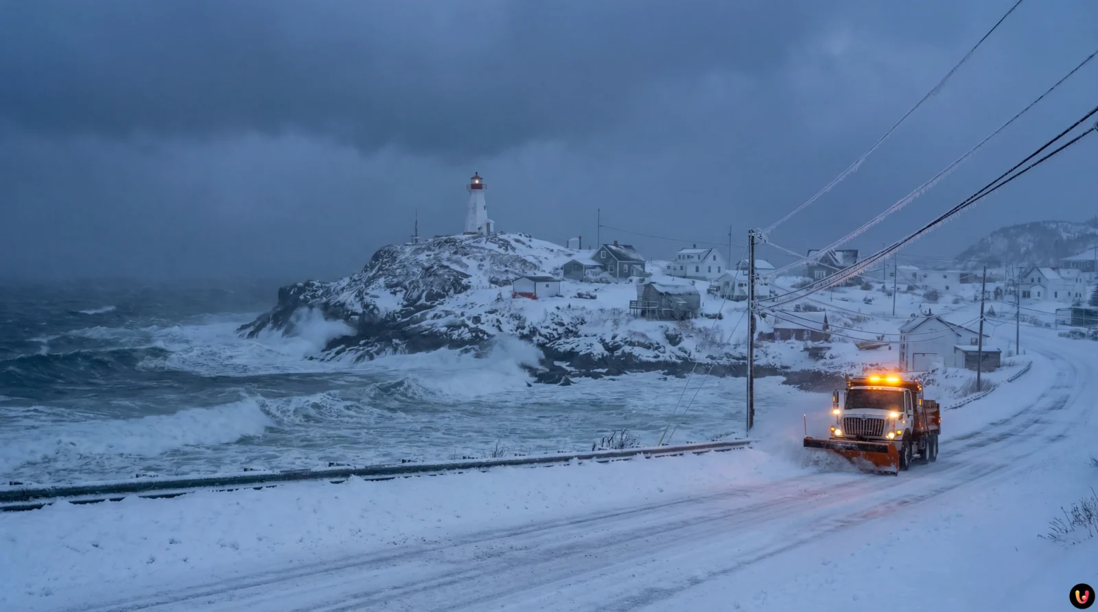 Tempête hivernale majeure : Neige sur les Maritimes Alerte Météo : Une tempête hivernale majeure frappe les Maritimes