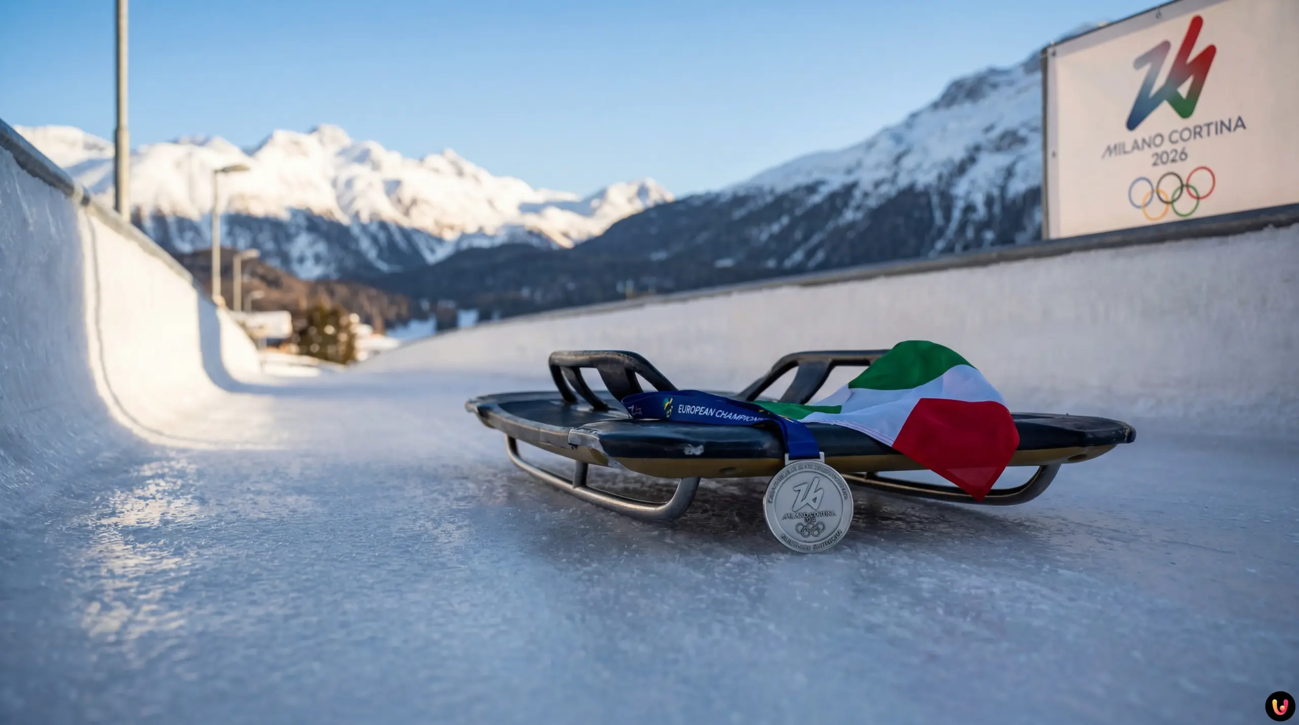 Amedeo Bagnis, atleta italiano di skeleton, medaglia d'argento a St. Moritz