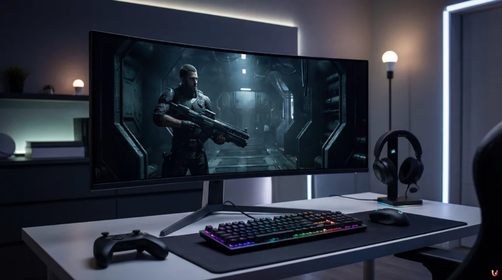 Un Raider tenant le fusil d'assaut Fondoir sur Stella Montis dans ARC Raiders.