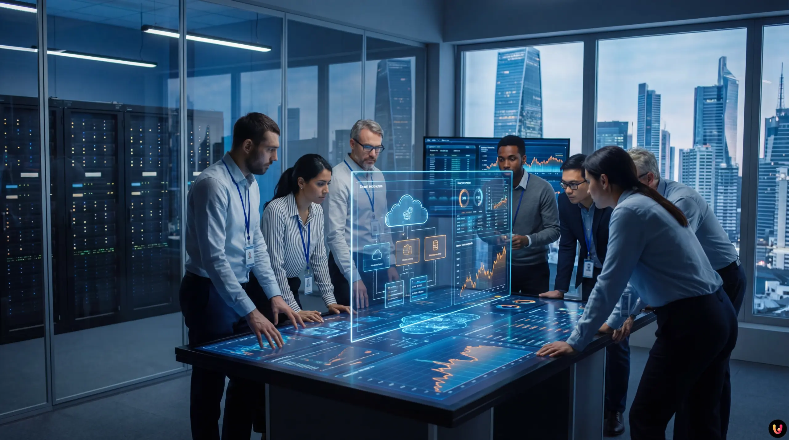 Sch&eacute;ma conceptuel d'infrastructure cloud AWS pour services financiers scalables