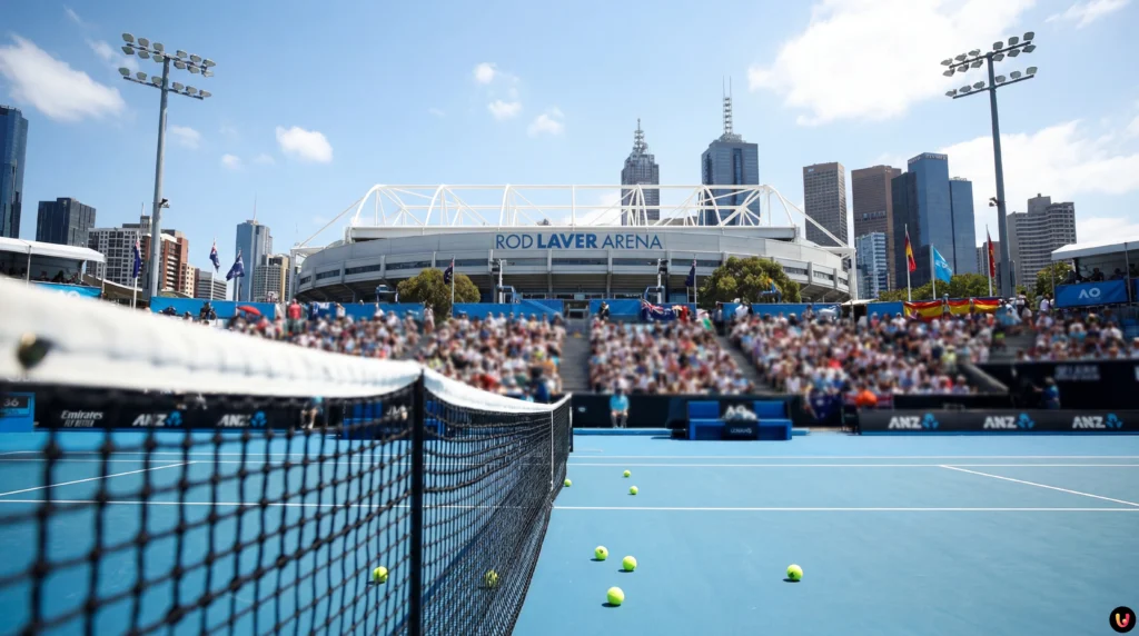 Australian Open 2026: De Minaur vs Tiafoe & Potapova’s Rise Alex de Minaur and Frances Tiafoe competing at the Australian Open 2026 tennis tournament