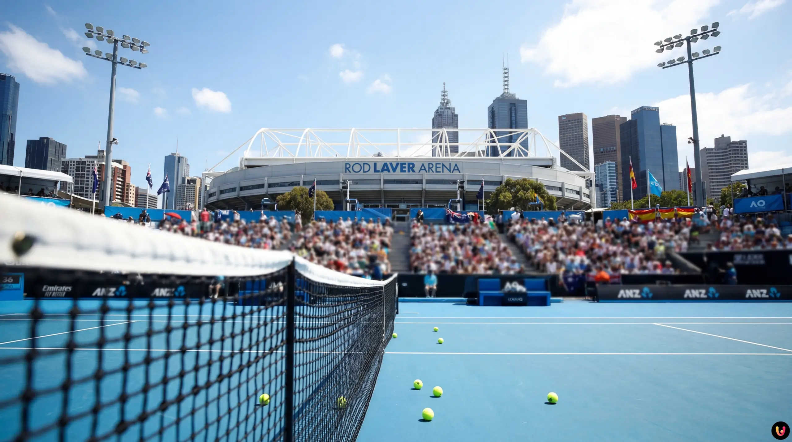De Minaur vs Tiafoe Australian Open 2026 Alex de Minaur and Frances Tiafoe competing at the Australian Open 2026 tennis tournament