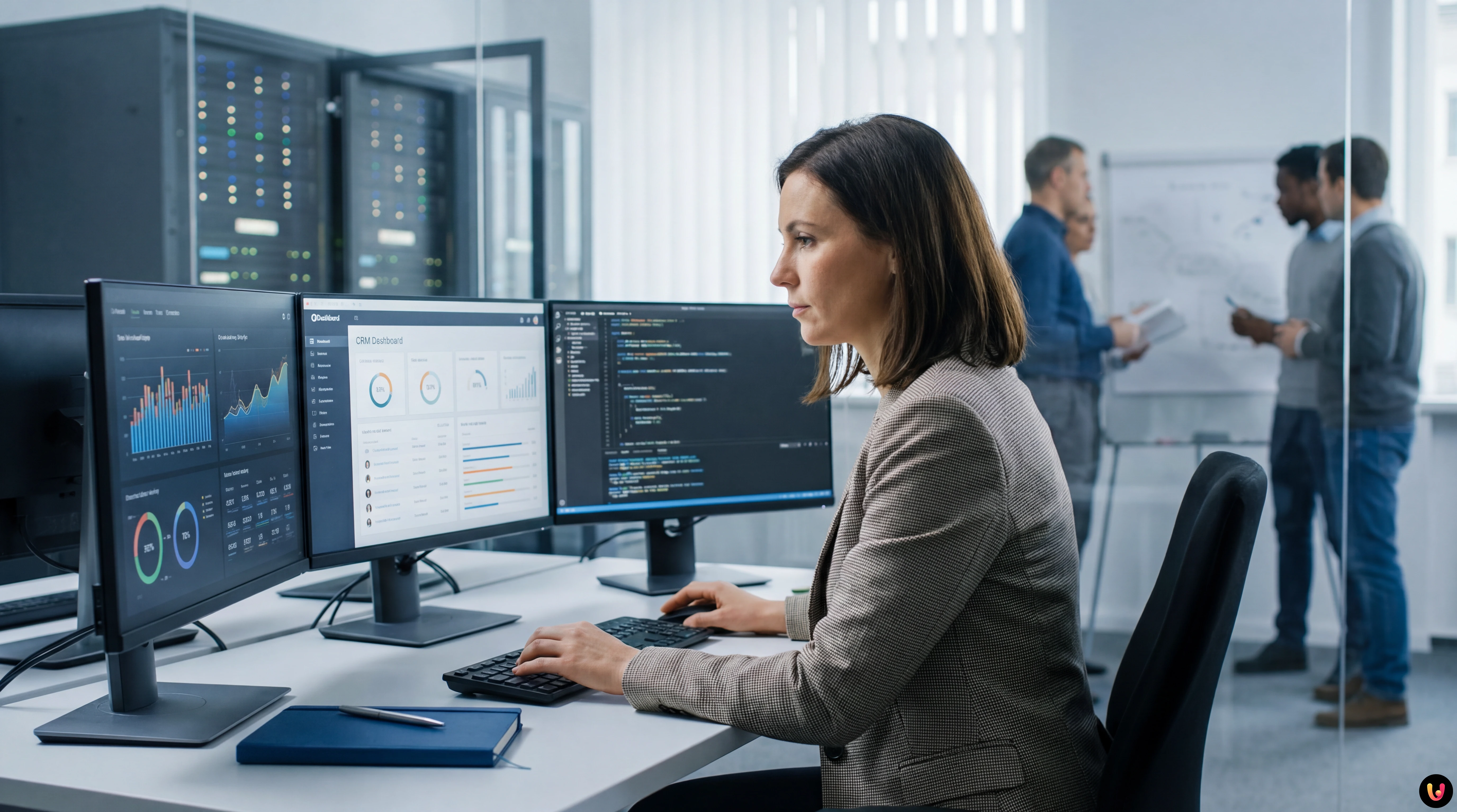 Schema integrare AI generativ și CRM pentru automatizare procese B2B