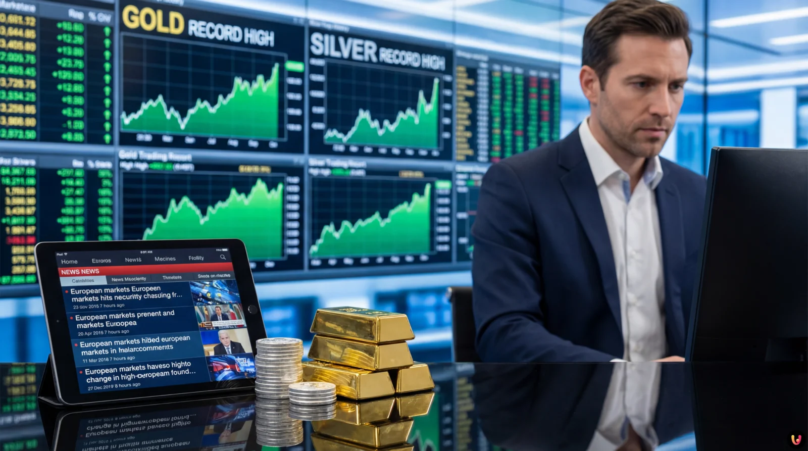 Borse europee in rialzo e record oro 14 gennaio 2026 Borse europee in rialzo, oro e argento stracciano ogni record: l’analisi del 14 gennaio