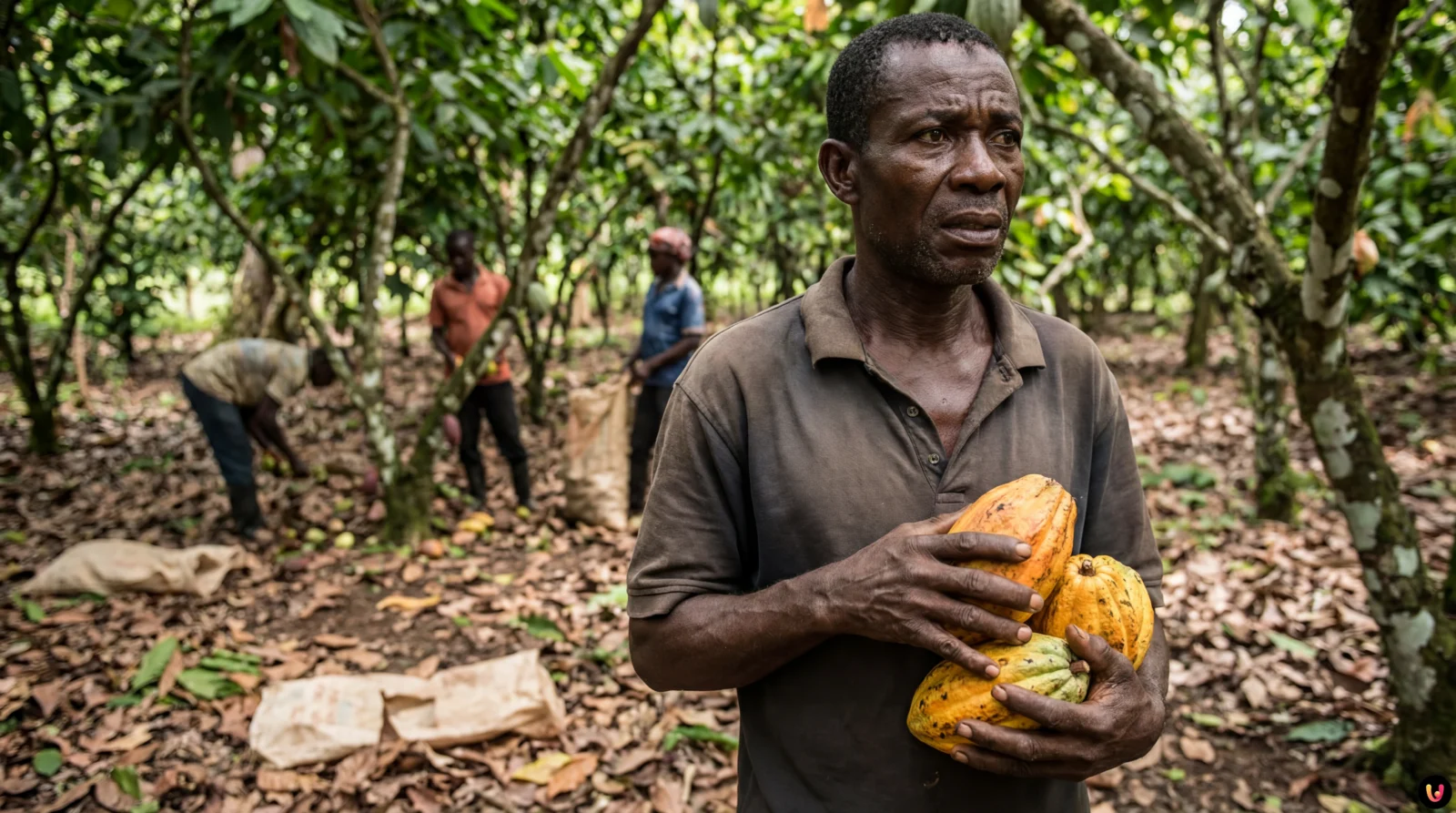 Cacao au Ghana : impay&eacute;s et crise de financement menacent la r&eacute;colte
