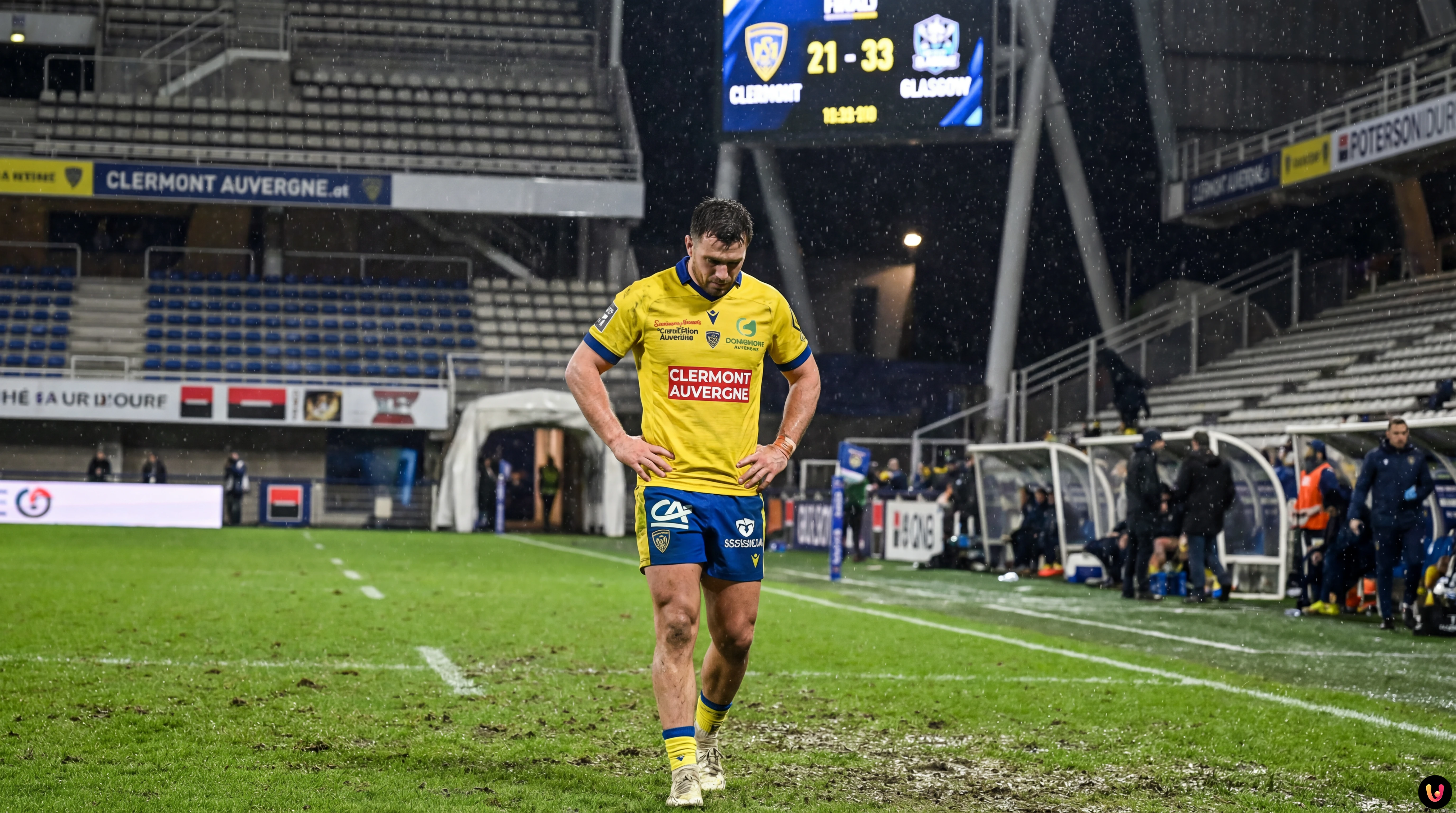 Champions Cup : Clermont sombre face &agrave; Glasgow et fr&ocirc;le l'&eacute;limination