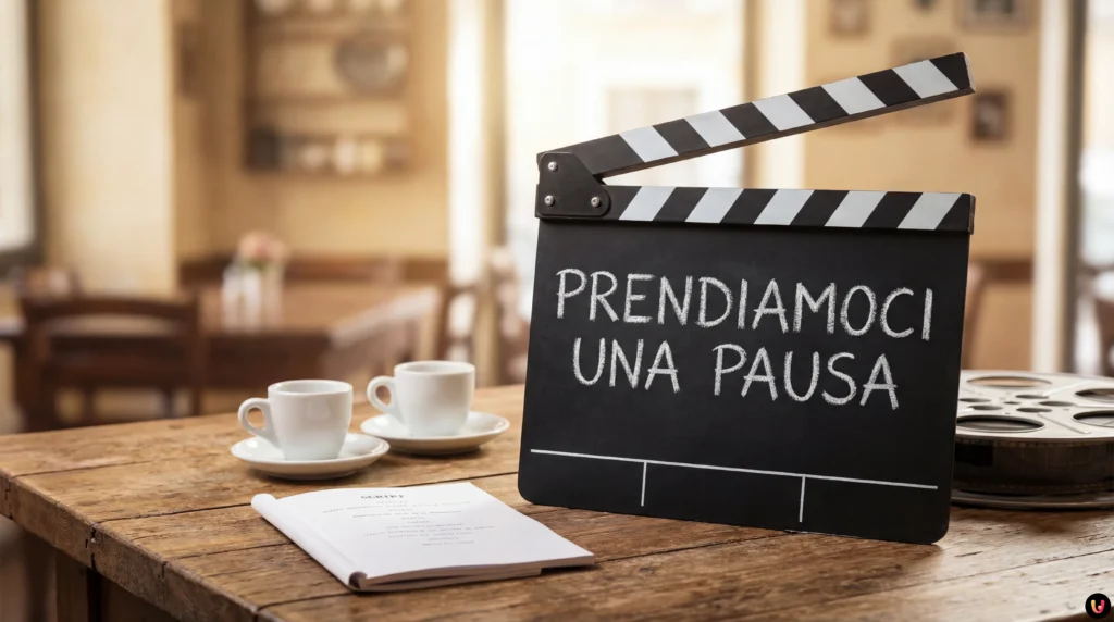 Claudia Gerini e il cast stellare di “Prendiamoci una pausa”: cinema e realtà si intrecciano Claudia Gerini e Marco Giallini in una scena del film Prendiamoci una pausa