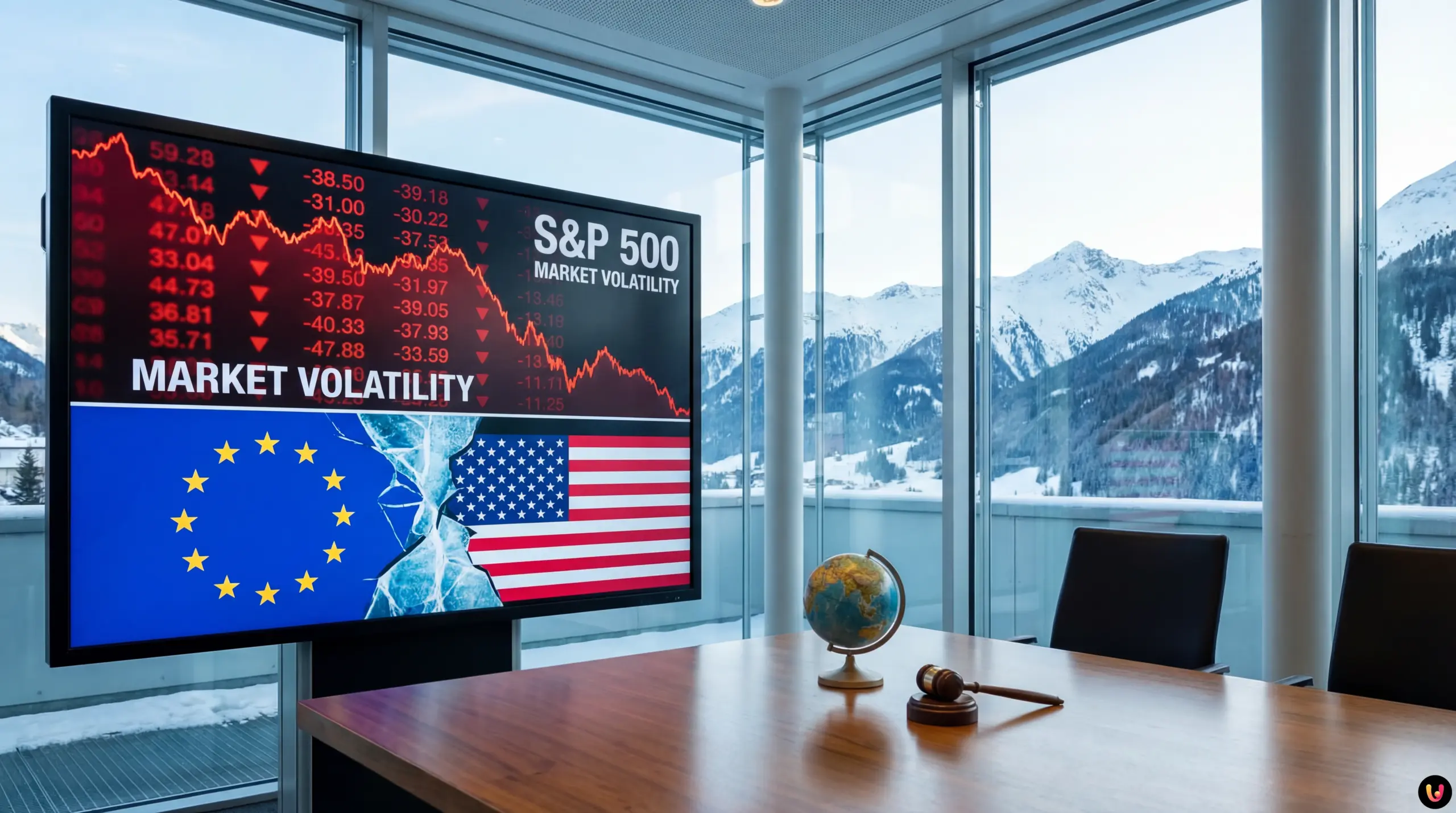 Ursula von der Leyen face &agrave; la crise du Groenland et chute du S&P 500